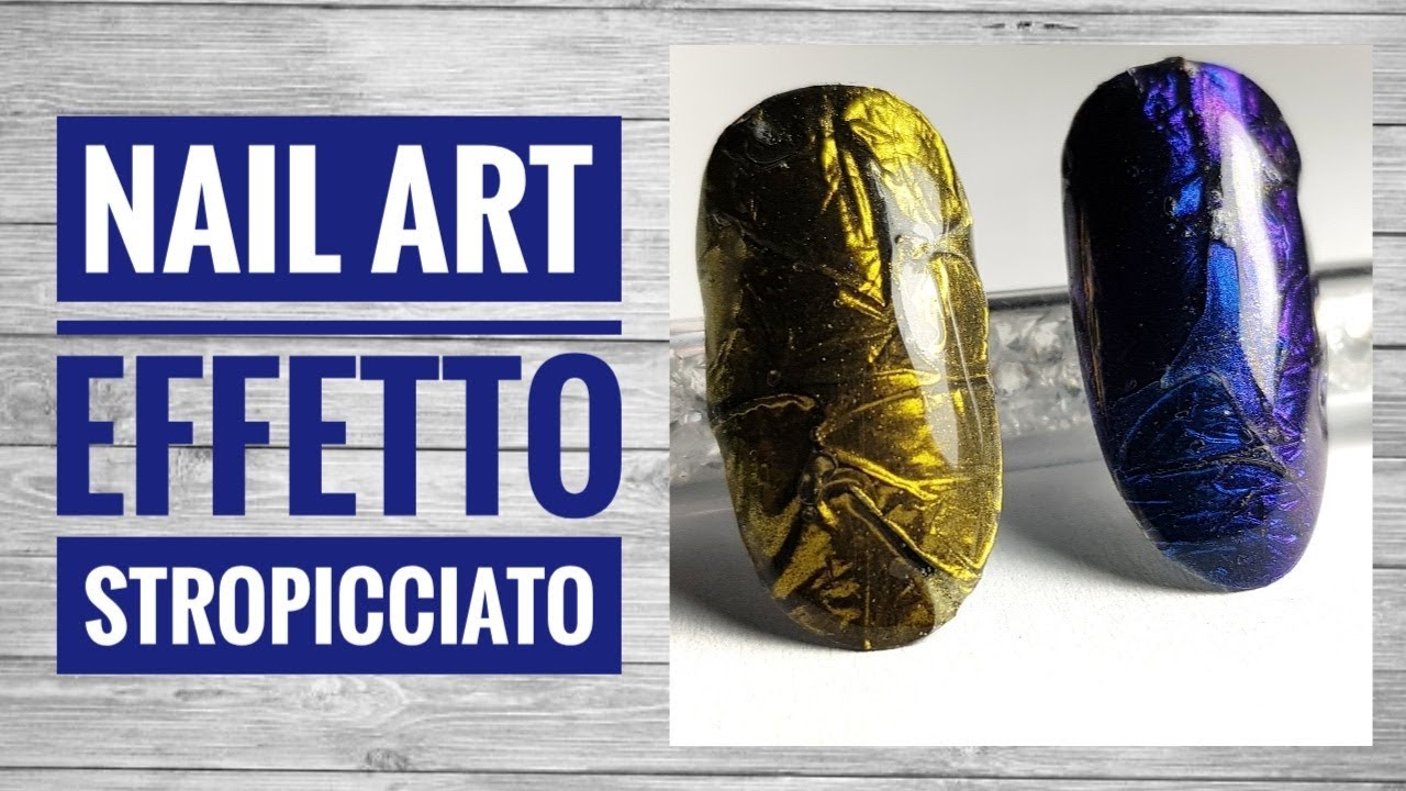 NAIL ART STROPICCIATA ✌💅 CON PIGMENTI