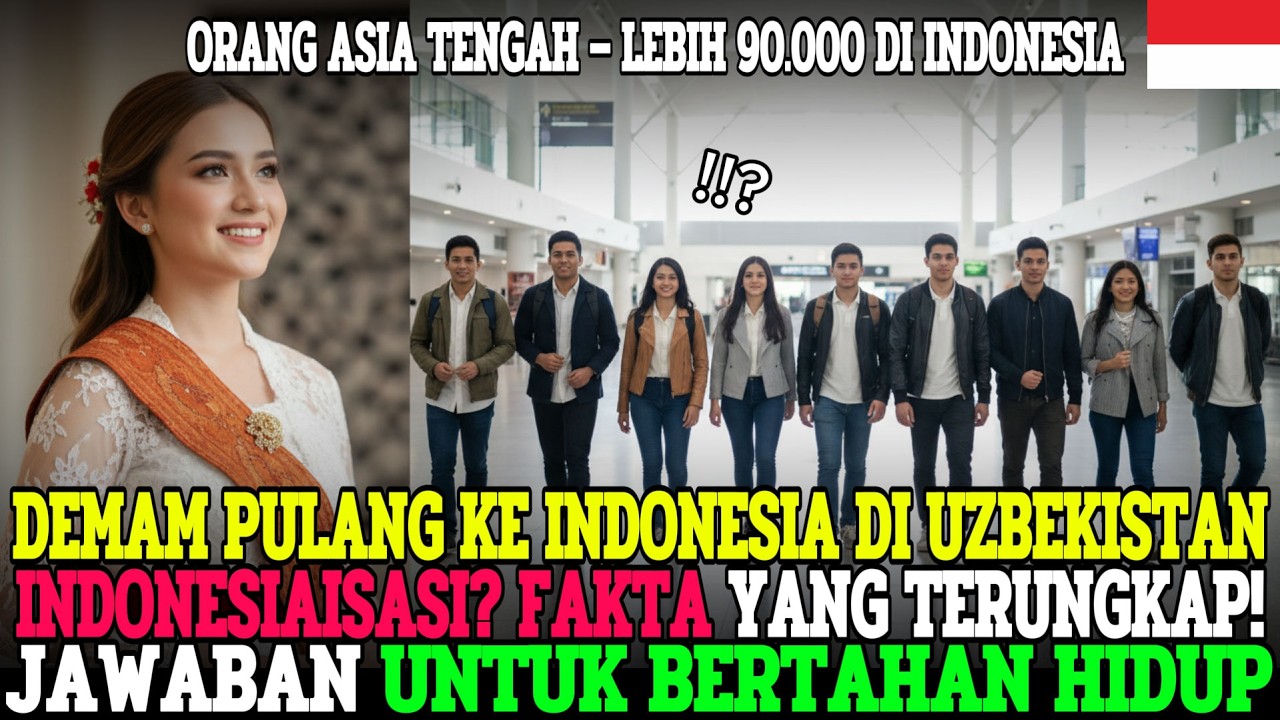 PEMUDA ASIA TENGAH MEMBLUDAK KE INDONESIA, 90 RIBU AJUKAN NATURALISASI!