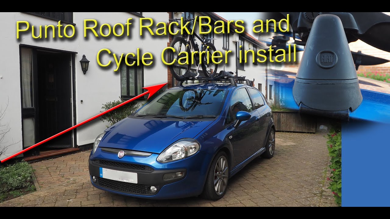 How to install the original fiat roof bars and cycle carriers on your fiat Punto Evo or Grande
