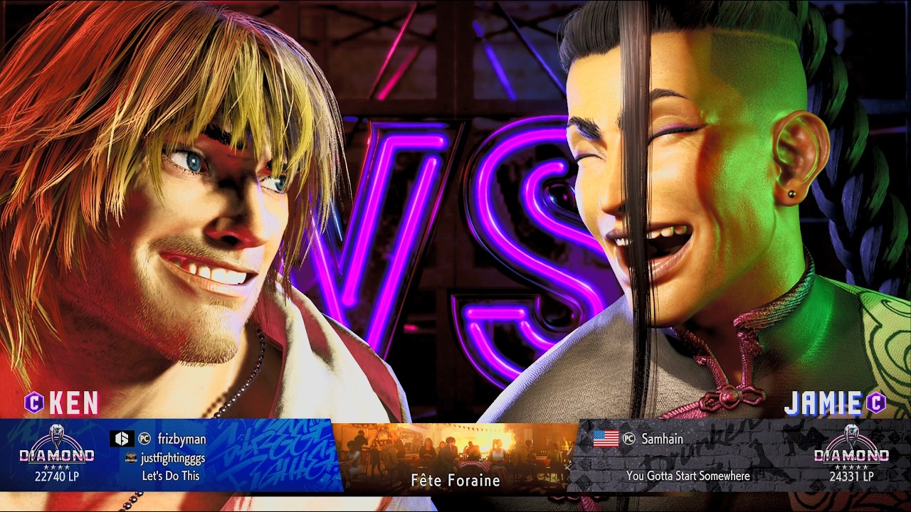 Street Fighter™ 6 Jamie vs Ken - Ranked Match - Diamond 5 Stars