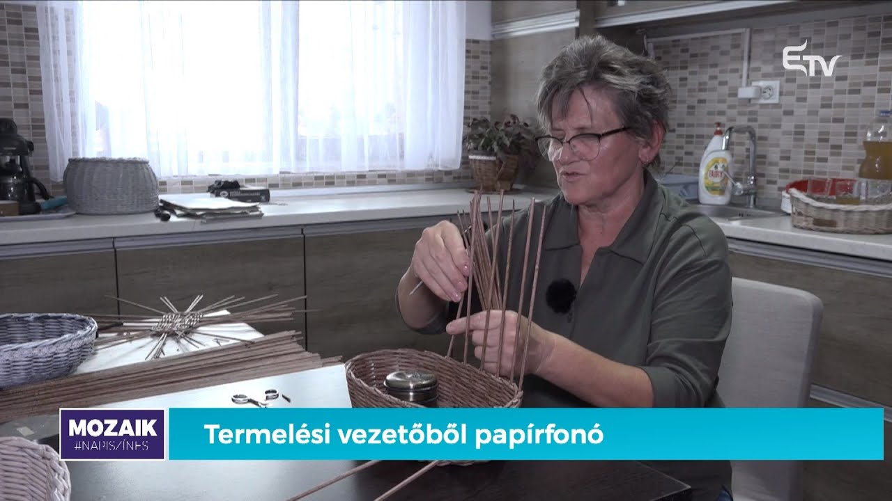 Termelési vezetőből papírfonó – Mozaik