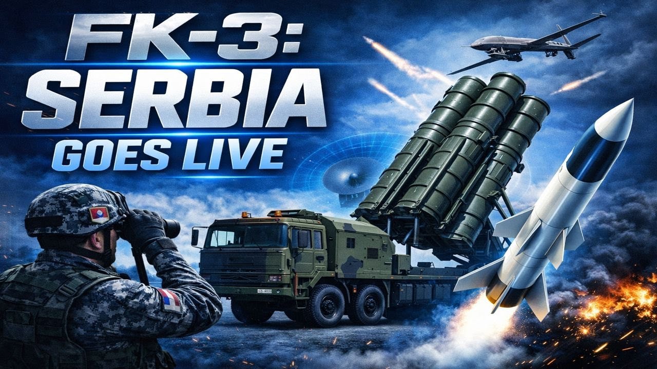 Сербская зенитная ракетная система FK-3 китайского производства переходит в «боевой режим» — подг...