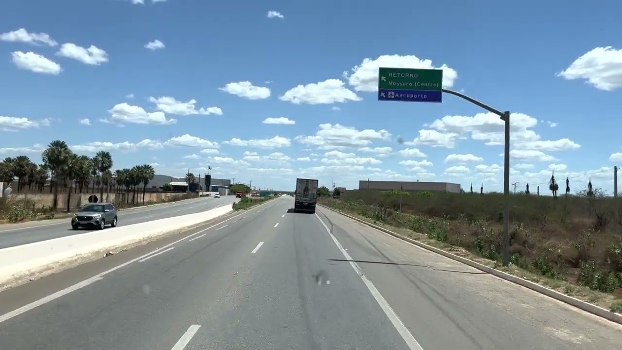 092. Saindo de Mossoró para Areia Branca/RN