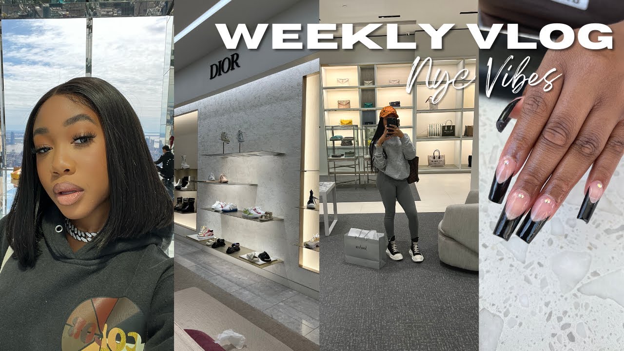 WEEKLY VLOG | Day Trip To NYC AGAIN! Retail Therapy Shopping, Nail Appts, & More!