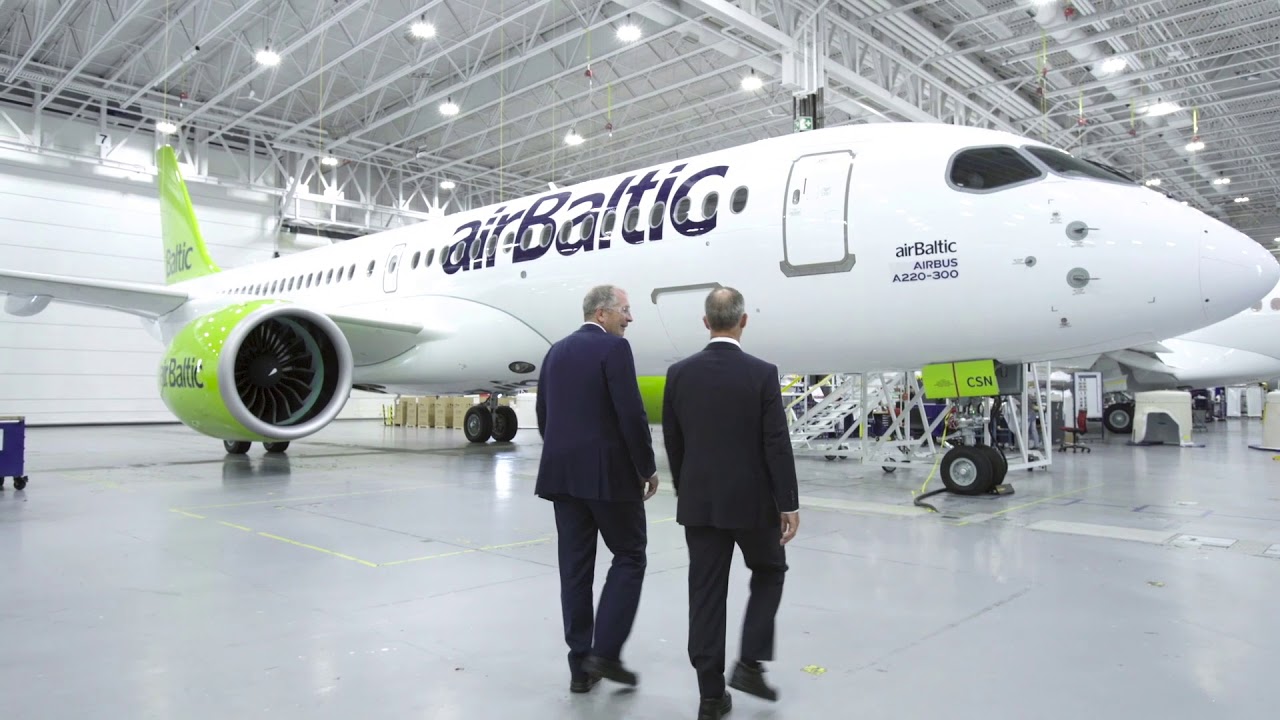 airBaltic Visits Airbus A220-300 Factory in Montreal