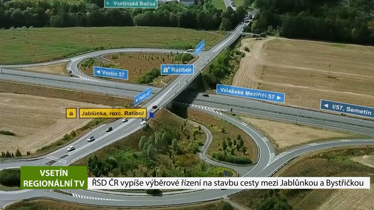 VSETÍN: ŘSD ČR vypíše výběrové řízení na stavbu cesty mezi Jablůnkou a Bystřičkou