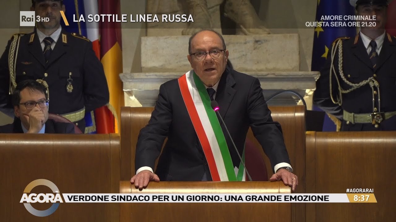 A spasso con Carlo Verdone sindaco per un giorno: &ldquo;Una grande emozione&rdquo; - Agor&agrave; 18/11/2025