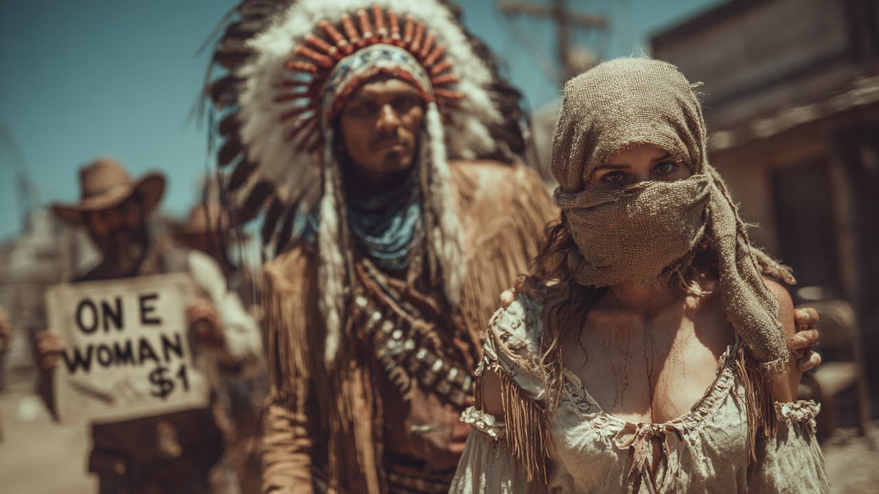 Cheyenne Warrior Paid $1 For Woman With Sack On Her Head — But What She Said Made Him Risk It All