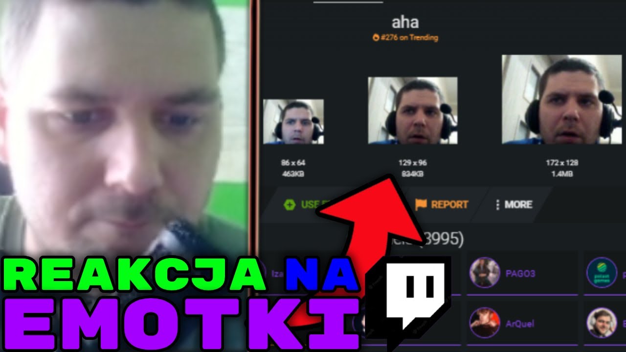 DAWID JASPER - REAKCJA NA EMOTKI O SOBIE