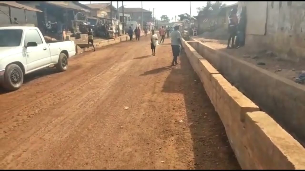 Funkia road under construction #sierraleone