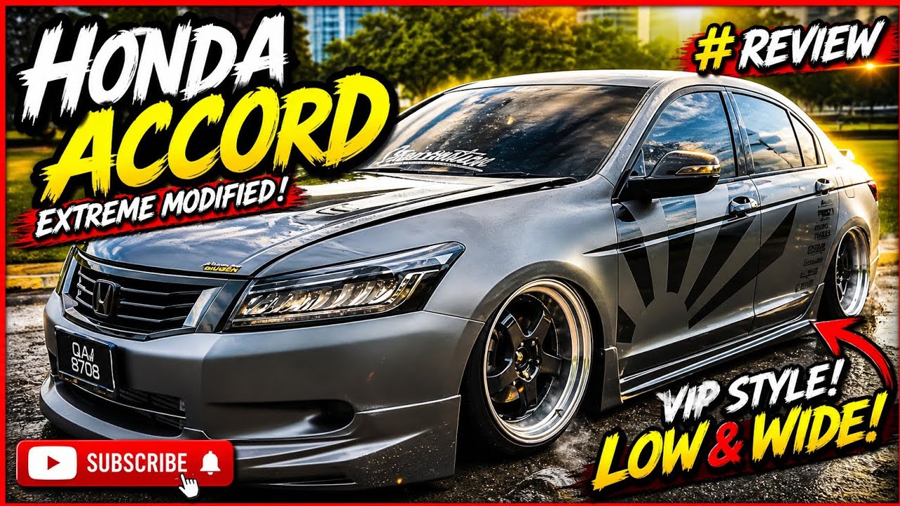 Honda Accord 2008 Extreme Modified Review ! Gempak Habis | Kuching Sarawak🔥💥