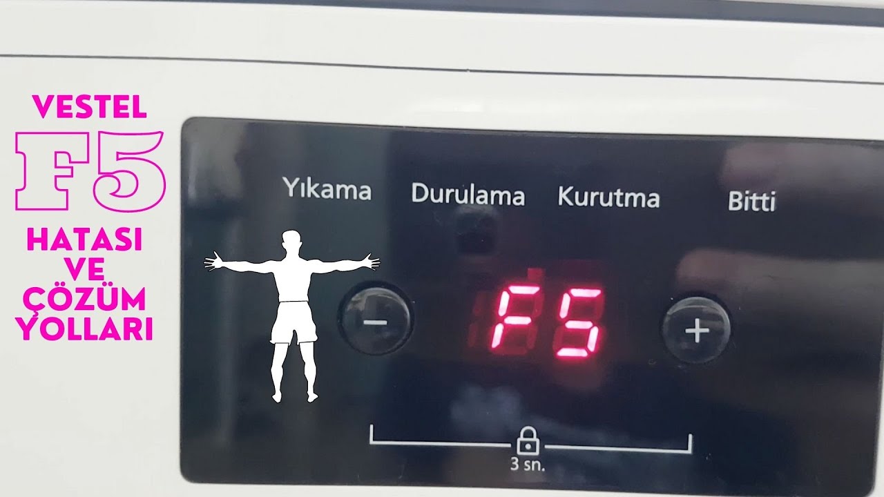 VESTEL BULAŞIK MAKİNESİ F5 HATASI VE ÇÖZÜM YOLLARI