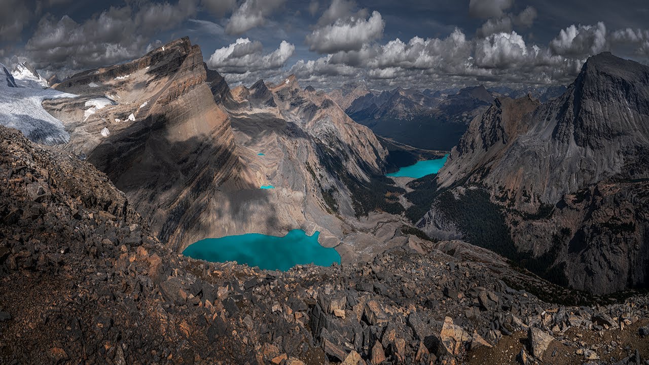 BANFF NATIONAL PARK: “THE ONION”, ICEBERG LAKE, BOW HUT, BOW GLACIER FALLS & BOW LAKE