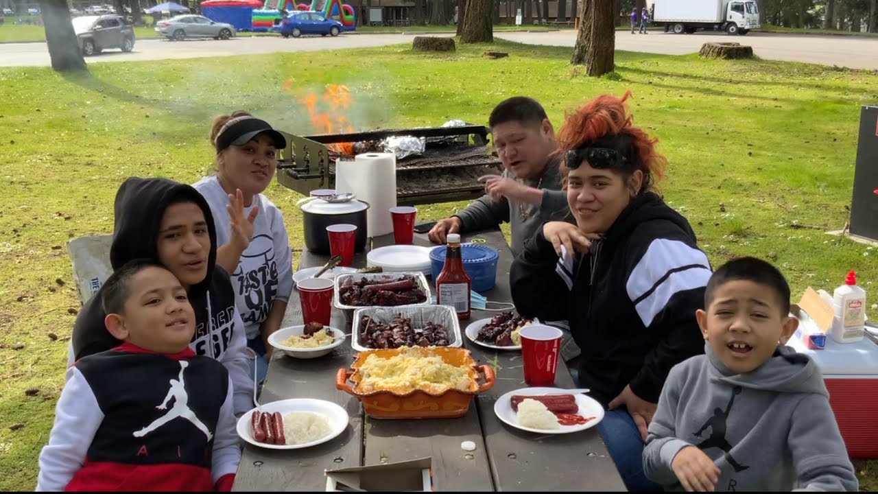 FAMILY EASTER BBQ AT THE PARK | Cooking with Rona |#polytubers