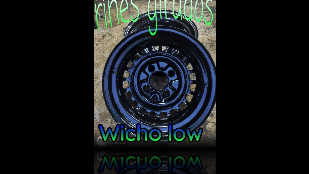 como hacer unos rines girados para vocho tipo baja (wicho low)