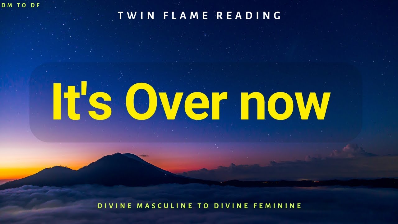 Twin flame tarot reading 💔It's Over Now | DM regrets to DF #twinflame