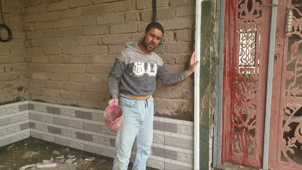 كيف يتم تثبيت كوبلنات المرمر في الواجهات 07808037071