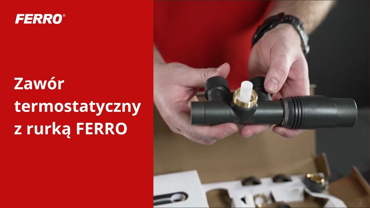 Zaw&oacute;r termostatyczny z rurką FERRO &ndash; idealne rozwiązanie do grzejnik&oacute;w z grzałką