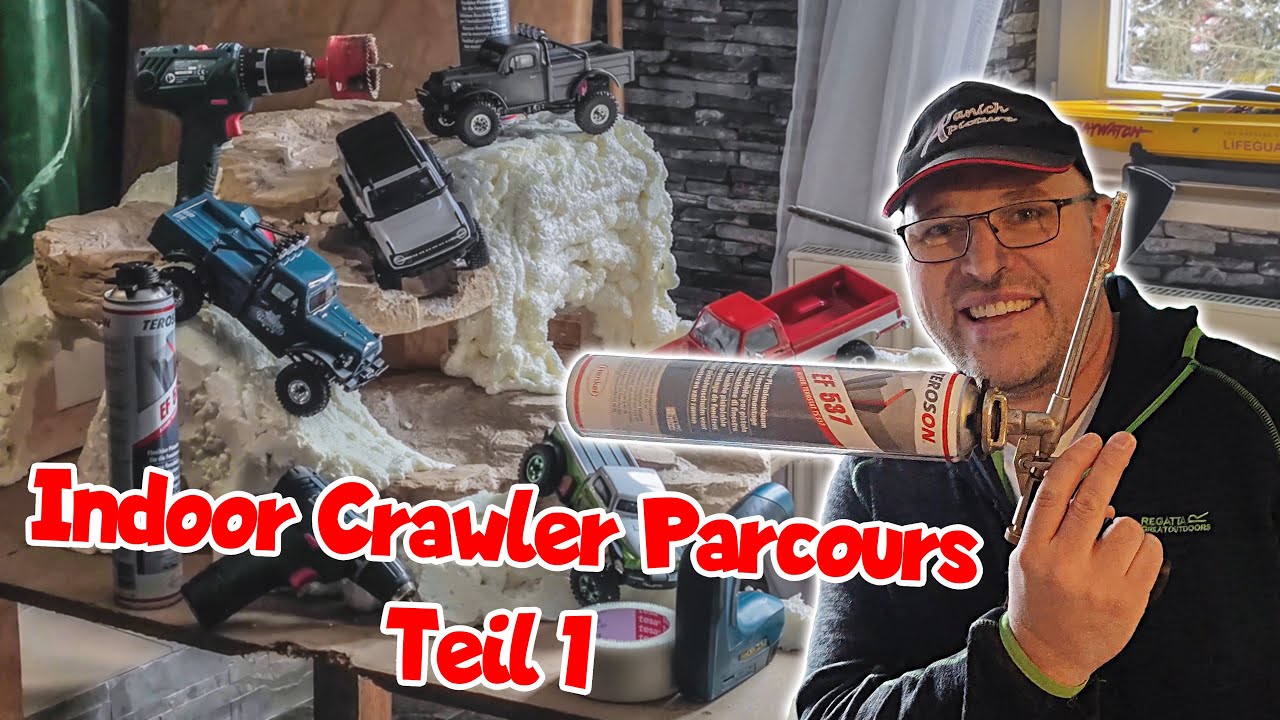 Wir bauen einen 1:18 Indoor Crawler Parcours (Teil1)