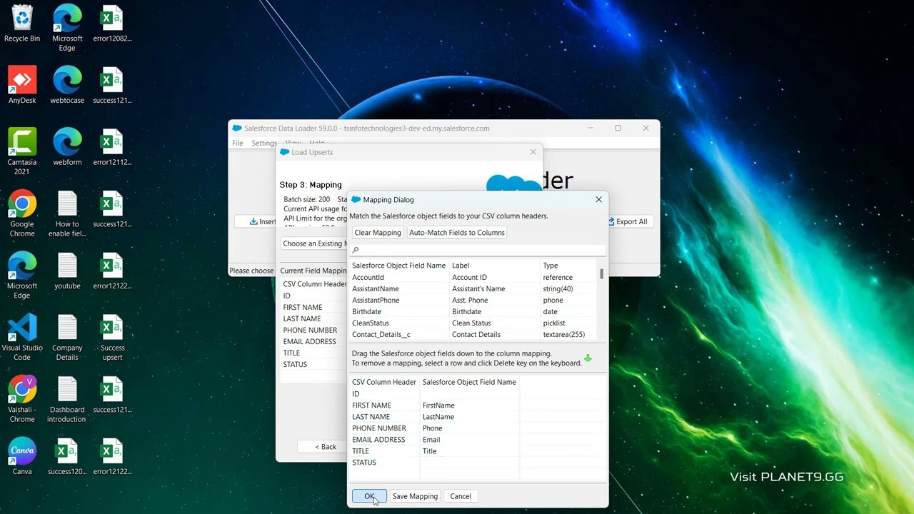 Upsert Data with Data Loader in Salesforce | How to upsert the data with data loader in Salesforce
