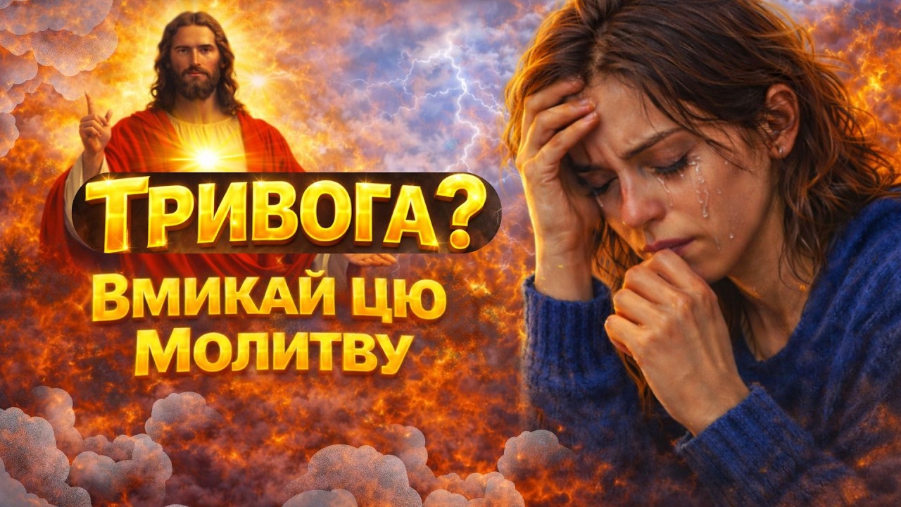 🔴 КОЛИ СТРАШНО І ТРИВОЖНО — ВМИКАЙ ЦЮ МОЛИТВУ 🙏 Бог поруч і чує тебе | Сильна молитва захисту
