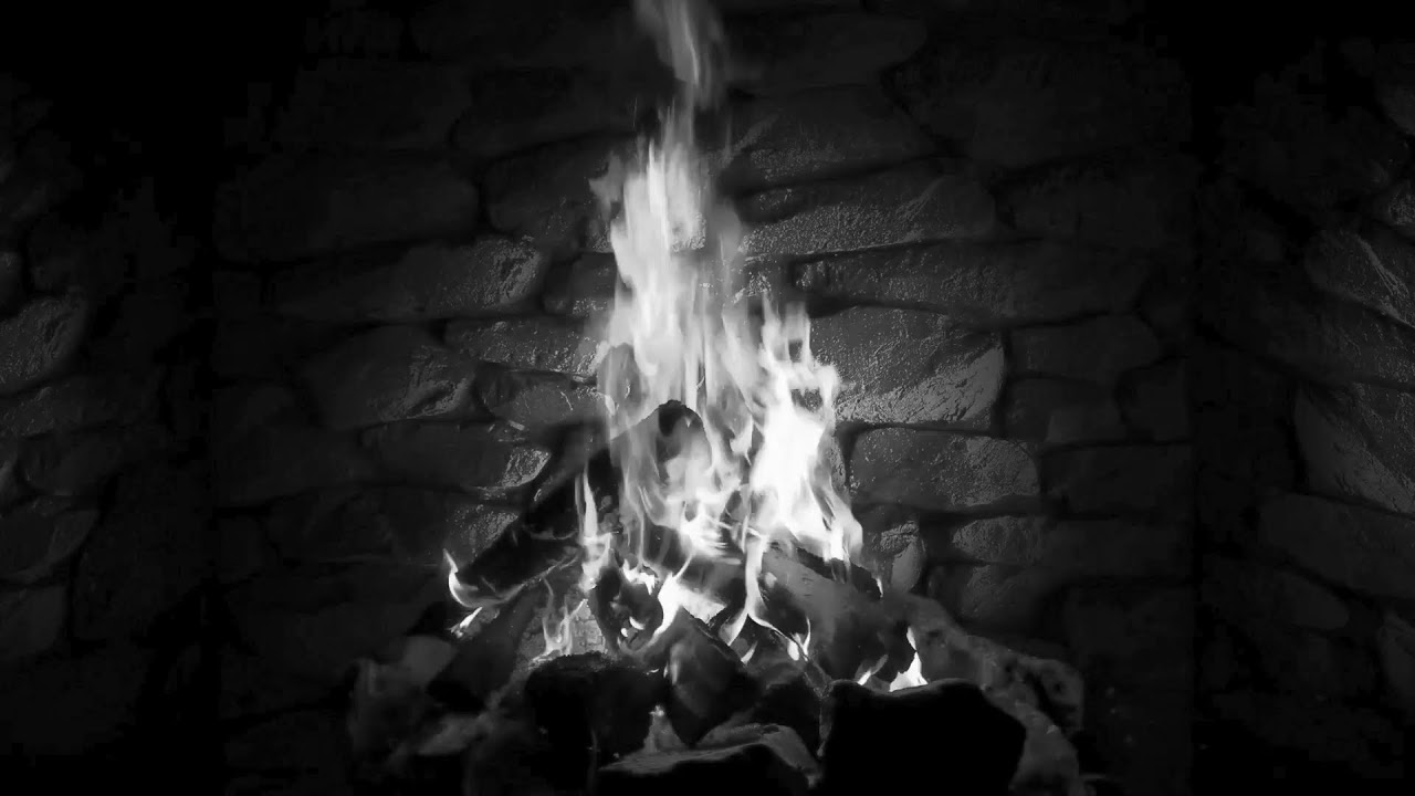 Black and white Fireplace