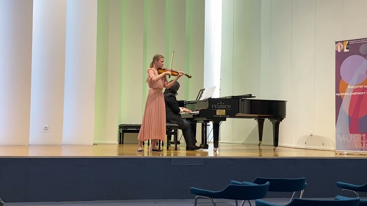 A. Curci Chardash, Alisa Hordienko violin, 13 years, competition polihimnija, North Macedonia
