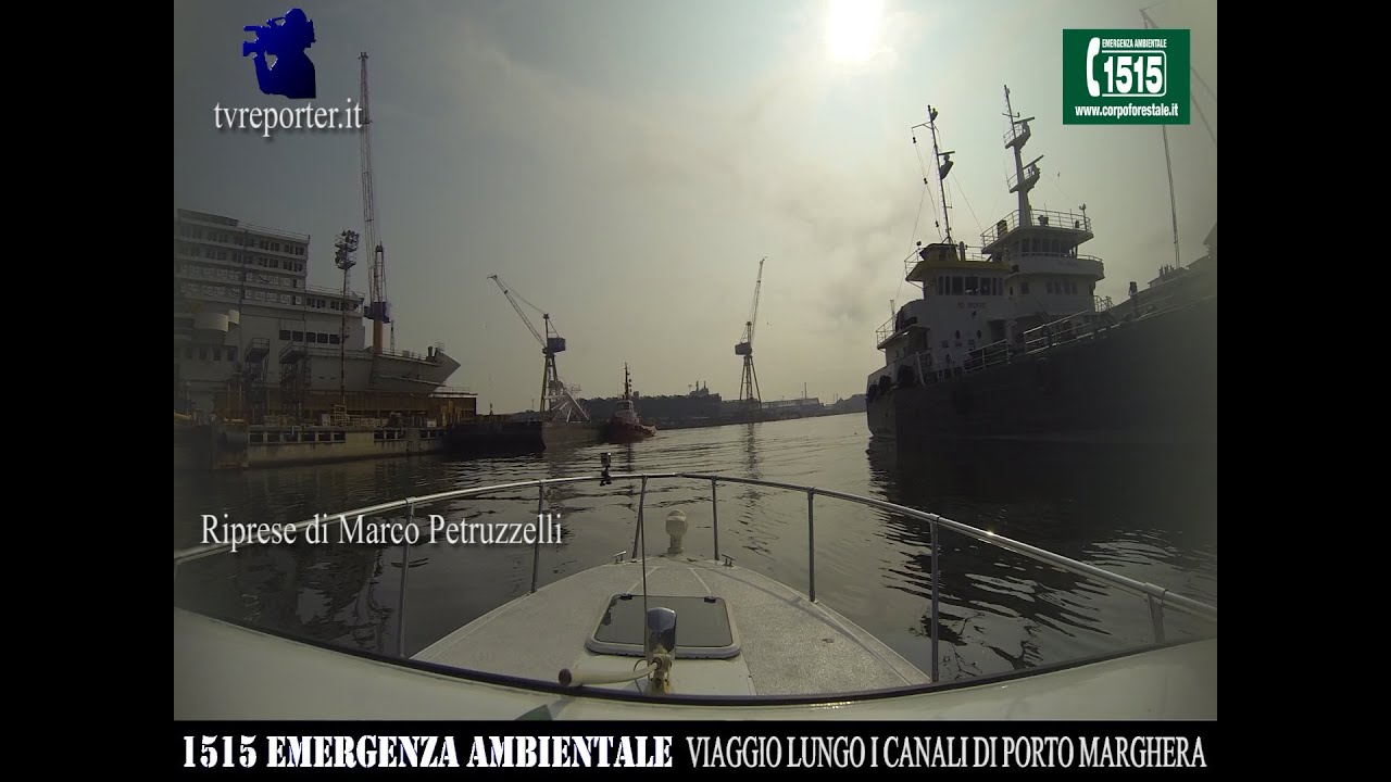 1515 EMERGENZA AMBIENTALE:  VIAGGIO LUNGO I CANALI DI PORTO MARGHERA