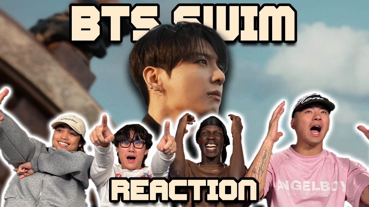 OUR FIRST TIME WATCHING BTS SWIM!