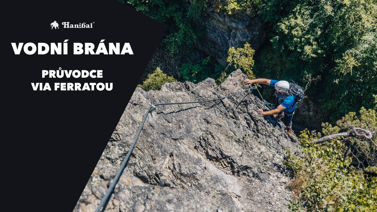 Via ferrata VODNÍ BRÁNA: průstup tras C & E | Hanibal.cz