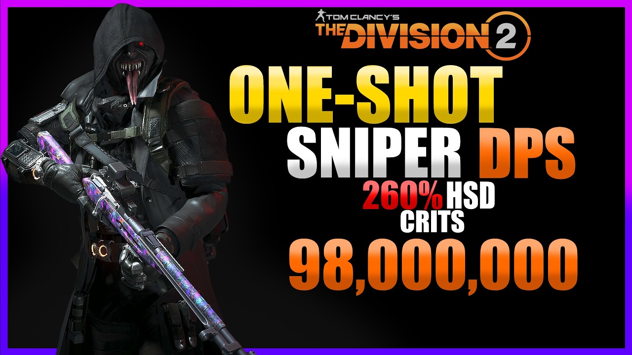 ONE-SHOT SNIPER DPS Build! Solo/Group PVE - The Division 2