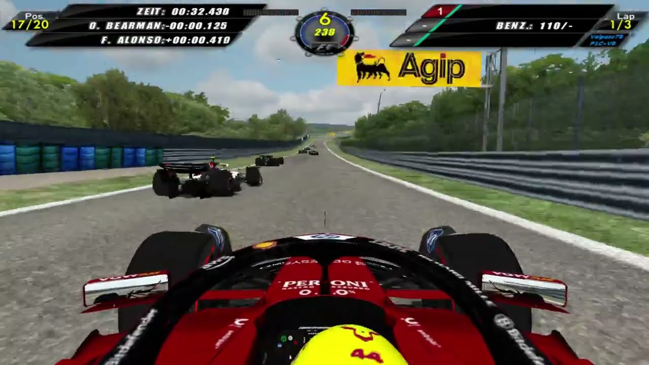 F1 Challenge VB 2025 Ferrari Budapest(1999) 5% Race