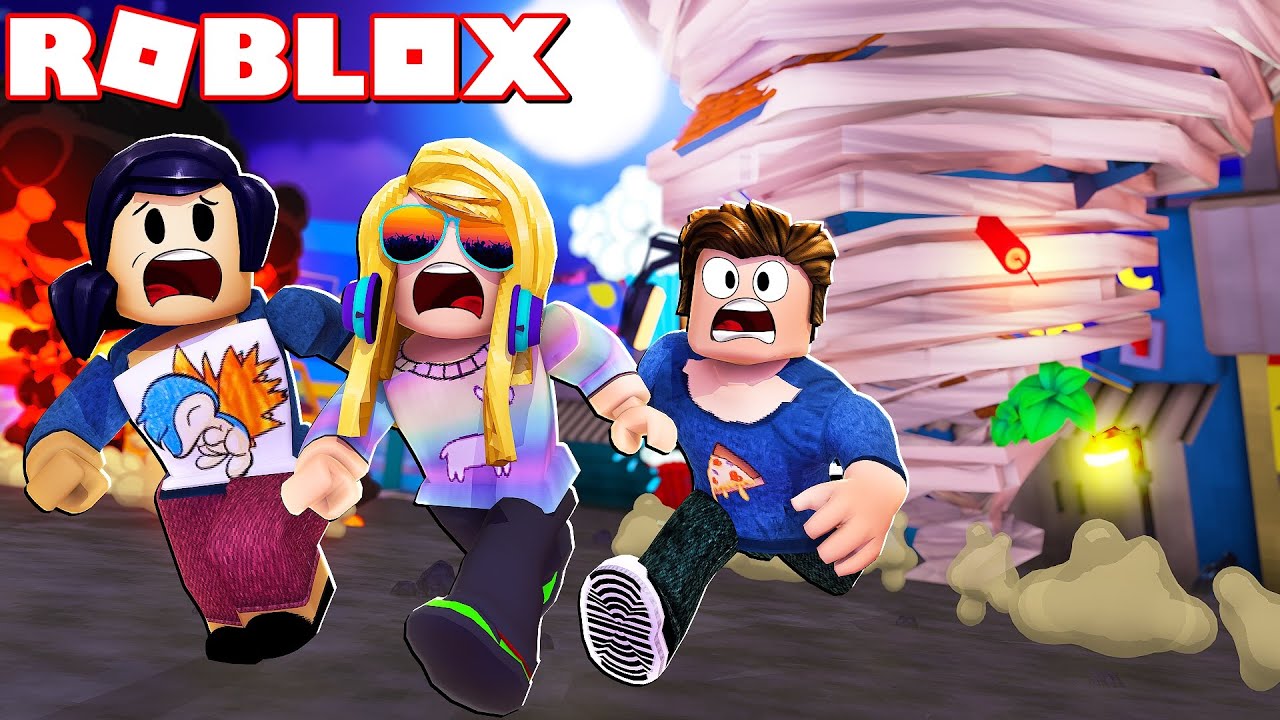 TORNADO SNATCHED HER WIG | Roblox Natural Disasters