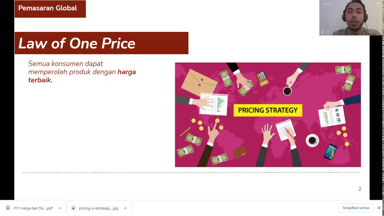 Strategi Harga - Law of One Price | Pemasaran Global