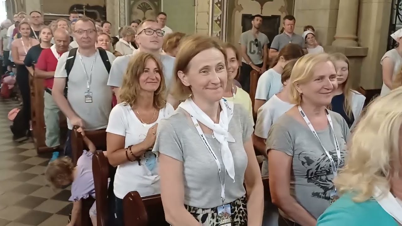 2025-07-26 Postój w Paszkówce Pielgrzymki Góralskiej na Jasną Górę - Grupy IV Rabka - Zdrój