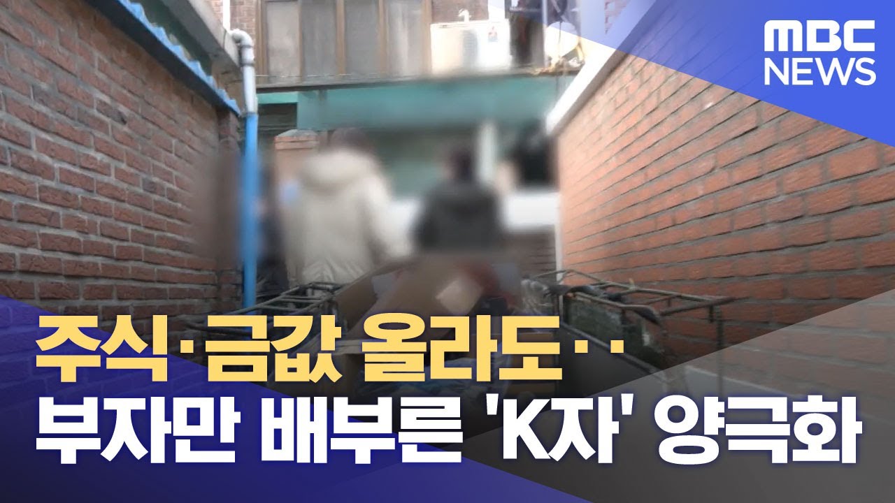주식&middot;금값 올라도‥부자만 배부른 'K자' 양극화 (2025.11.28/뉴스투데이/MBC)