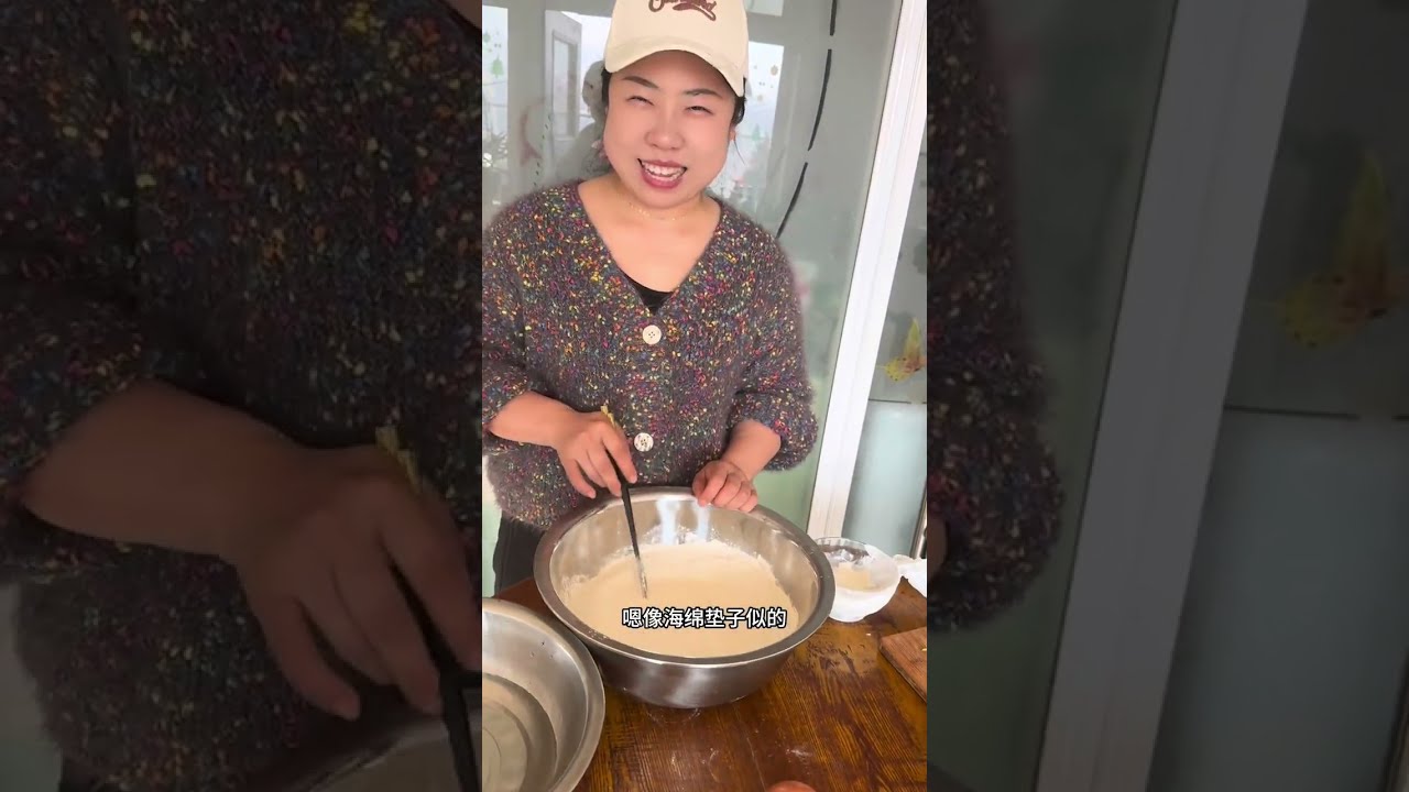 跟面板一样大的葱千层饼你吃过么？配上酸菜汤绝了！👍