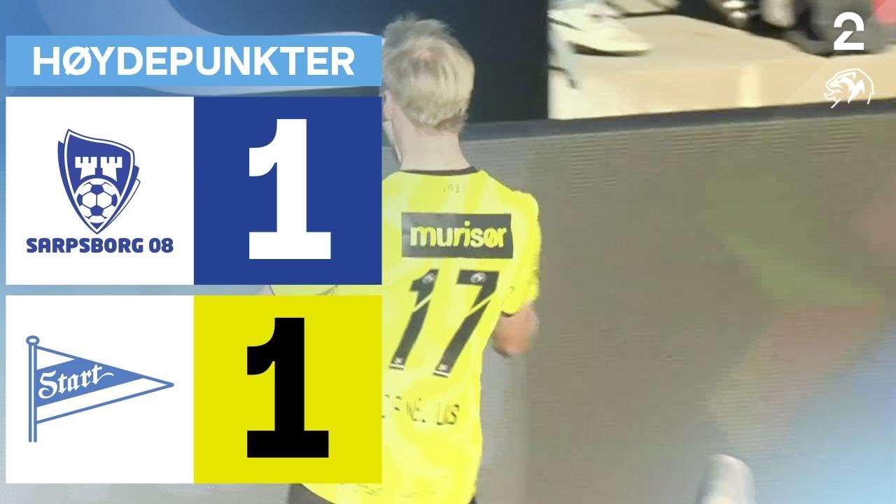 Sarpsborg 08 1 - 1 Start - H&oslash;ydepunkter