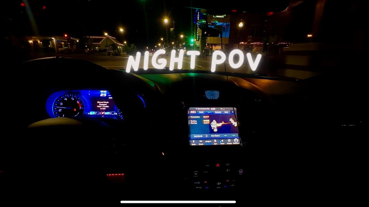 Night POV drive in my Chrysler 300S 5.7 Hemi