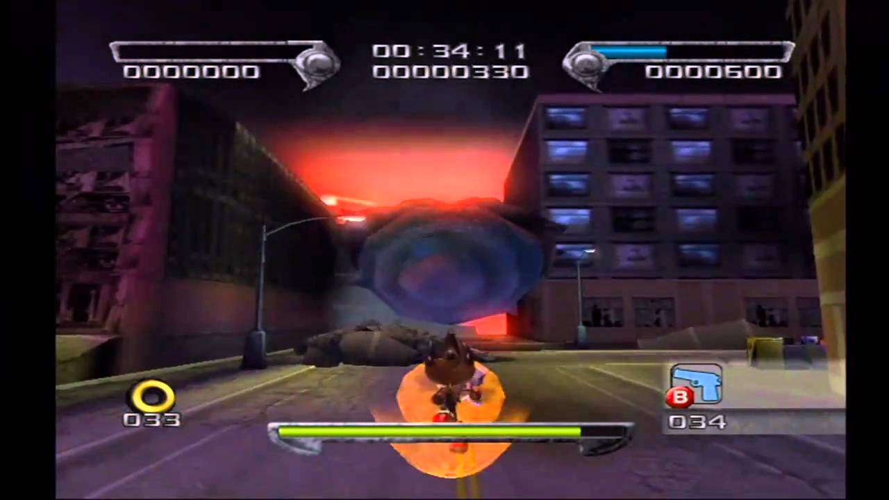 Shadow the Hedgehog: Stage 2-3 Lethal Highway (Hero Mission no com)