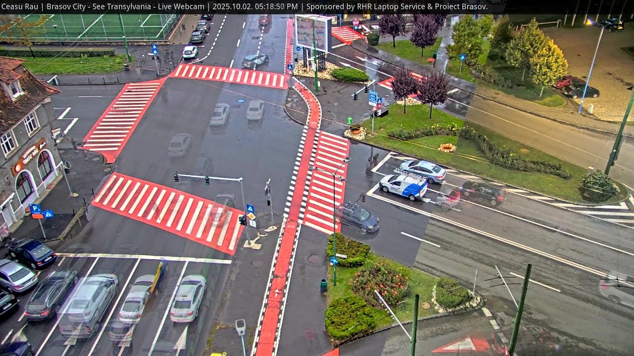 Brașov Ceasu Rău Intersection | 19s Timelapse #Shorts