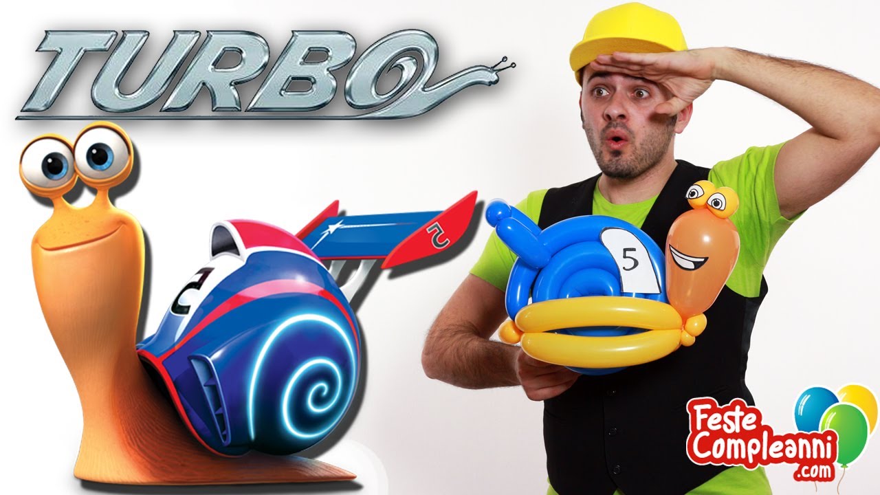 Palloncino Lumaca film Turbo - Tutorial Balloon Art