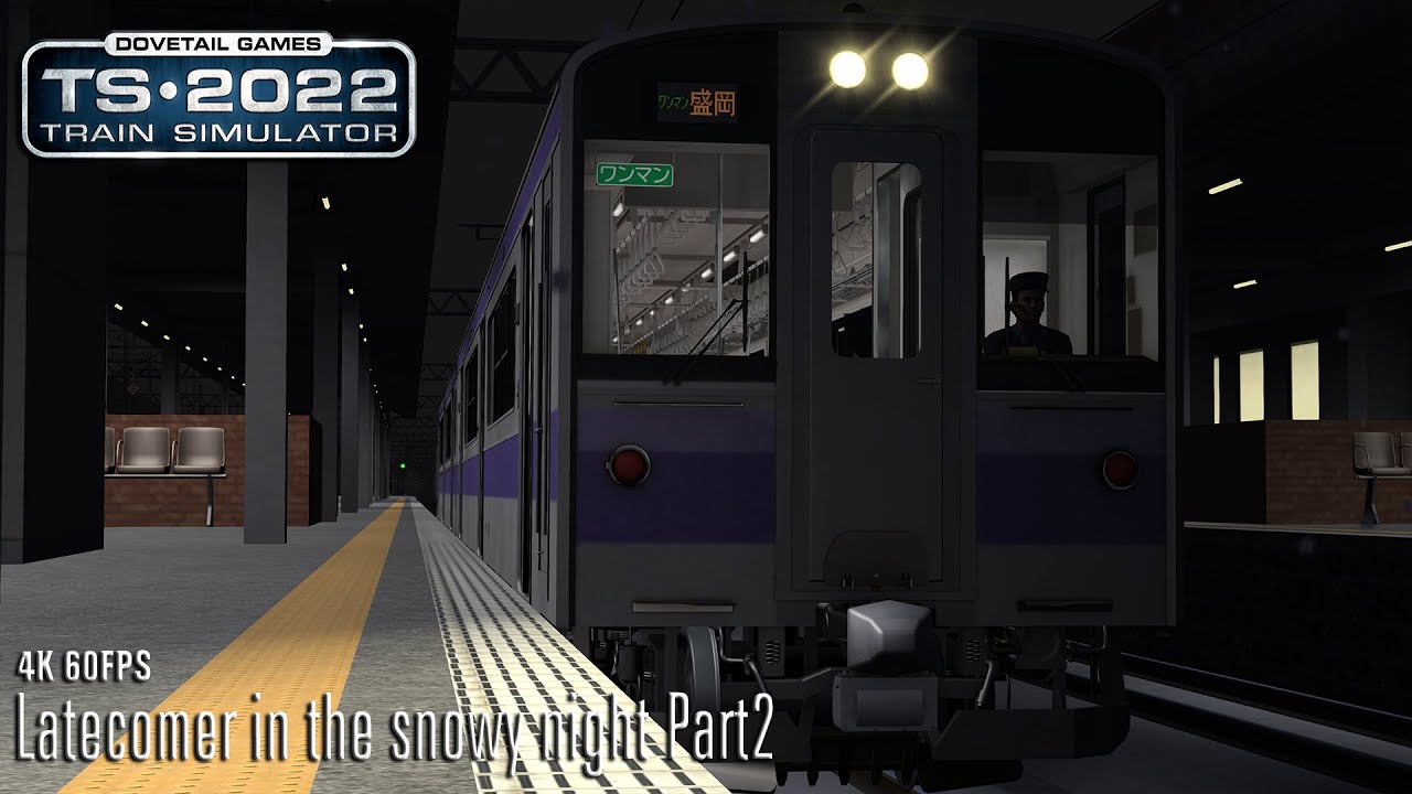 Latecomer in the snowy night Part2 - Tōhoku High Speed & Main Line - 701 Series - TS 2022