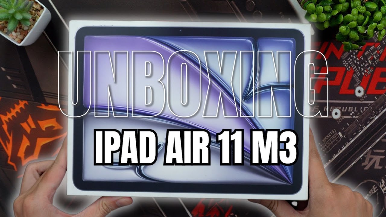 iPad Air 11 M3 Unboxing and Camera Test