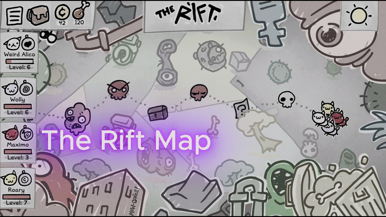 Mewgenics - OST - The Rift Map!