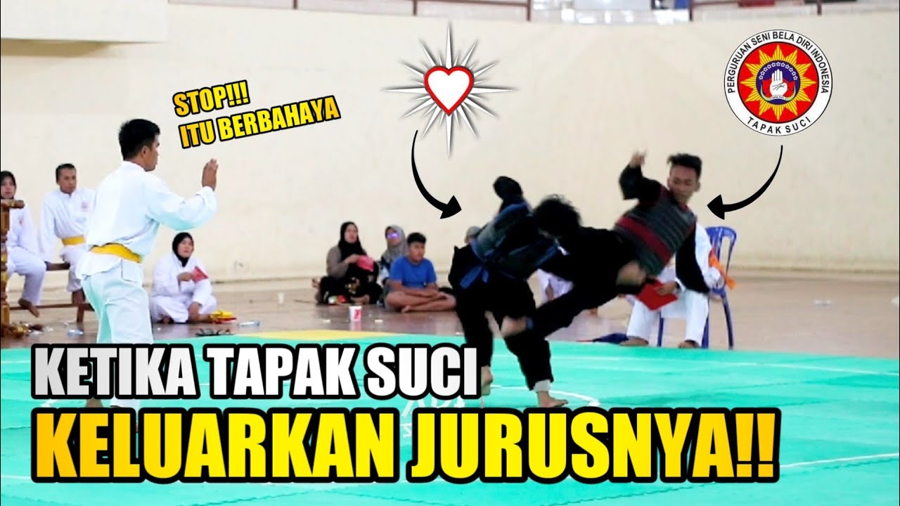 TAHAN BANTING‼️ Dijatuhkan Berkali-kali, Tapak Suci Keluarkan Jurus Ini