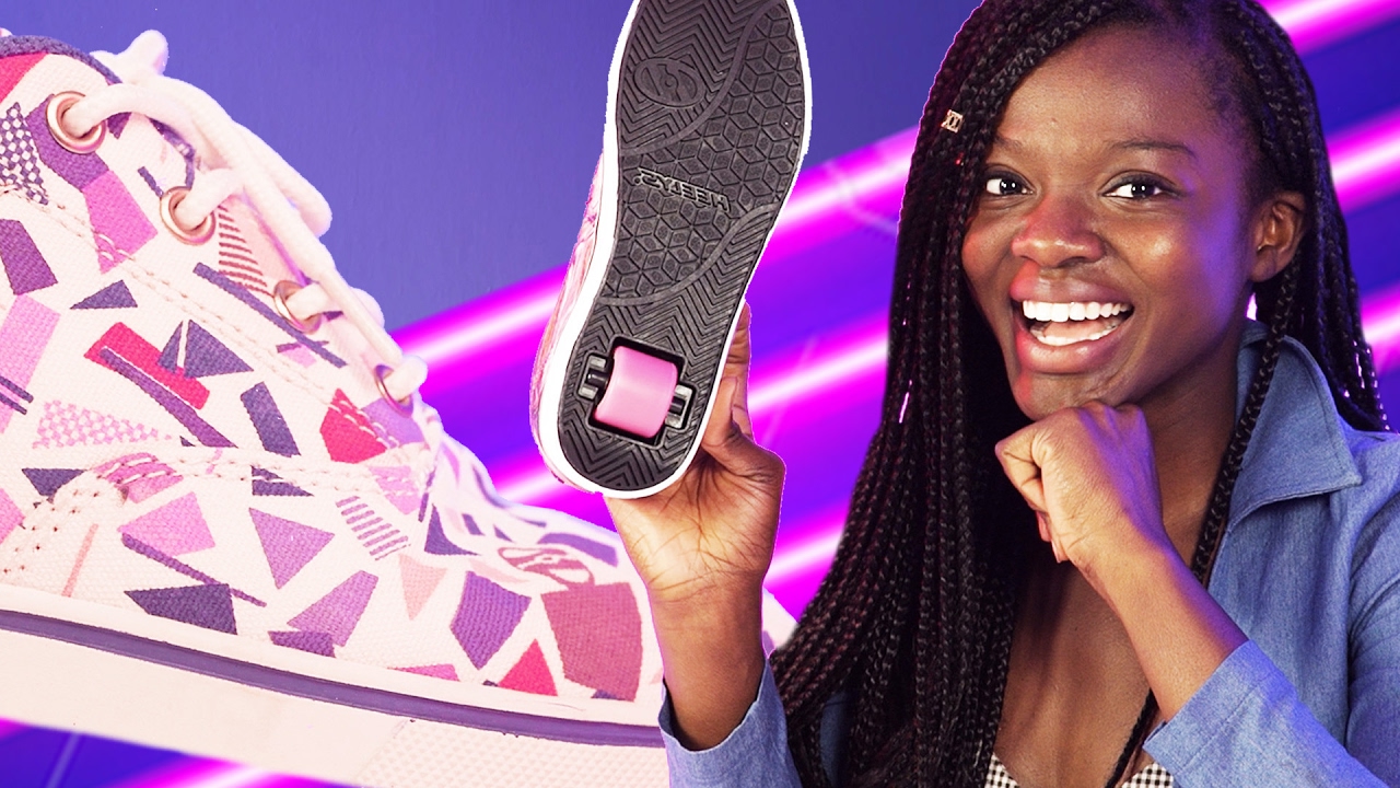 Adults Wear Heelys For A Day