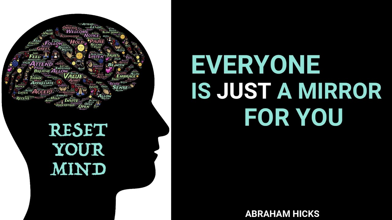 Everyone is just a mirror for you - Abraham Hicks