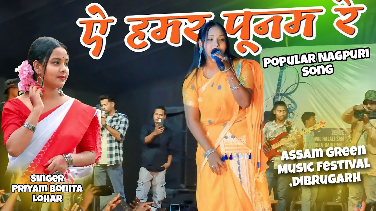 A Hamar Punam Re || Nagpuri Song / Priyam Bonita Lohar / Assam Green Music Festival || AB Creation