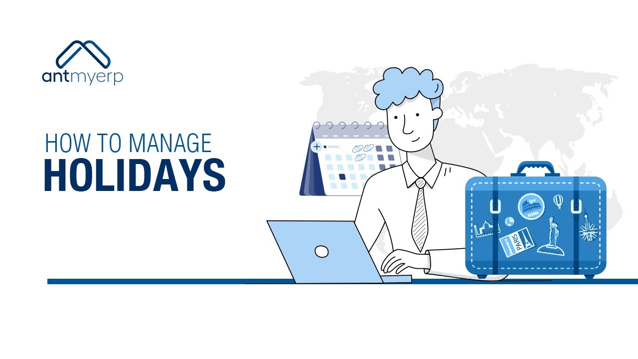How to Manage Holidays in HRMS- Hindi | AntMyERP